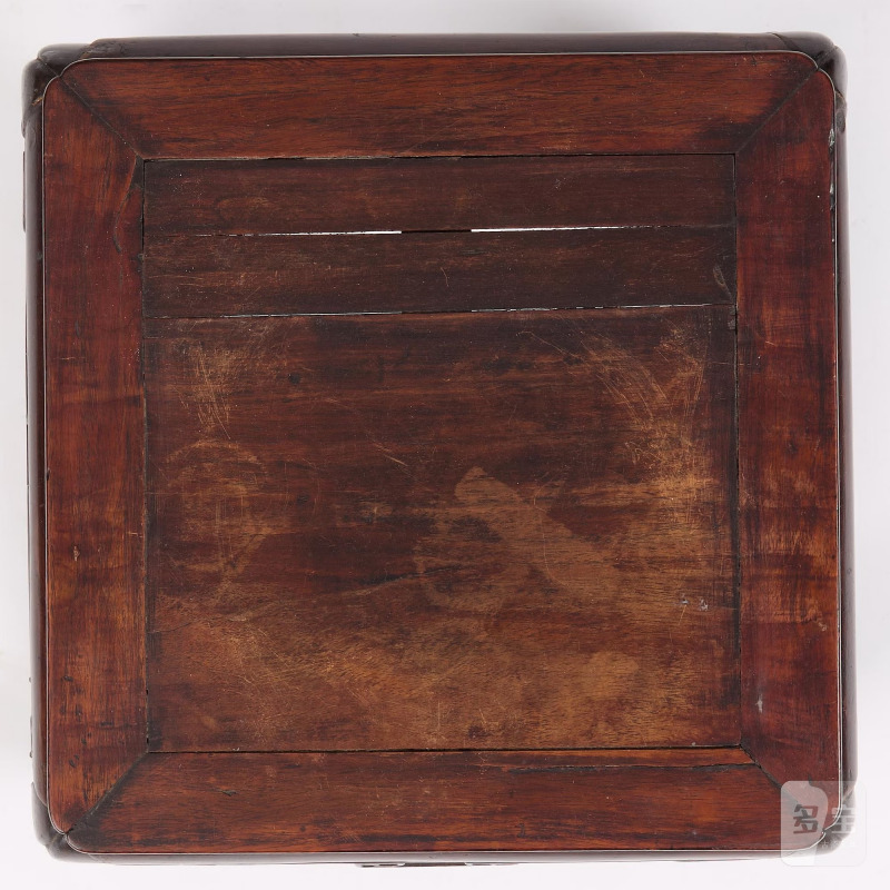 A hardwood square stool (Fangdeng), - 图11